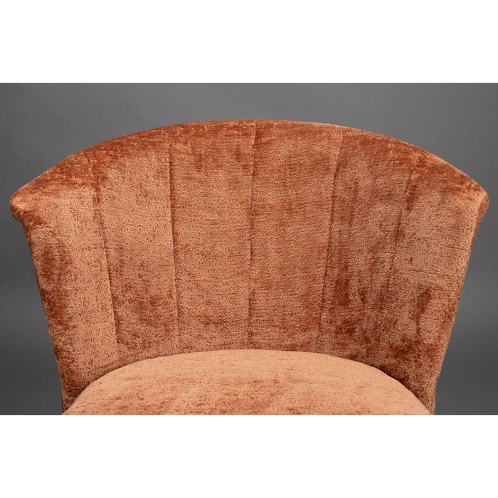 Dutchbone Georgia Eetkamerstoelen  Terracotta - Set van 2