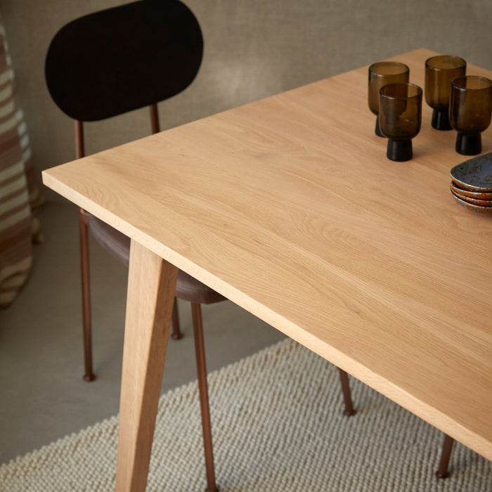 Tikamoon - Tafel van eikenhout 180x90 Esmée