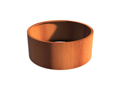 Adezz Circum cortenstalen plantenbak zonder bodem 150 x 150 x 60 cm