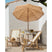Beliani - CIVETTA - Tuinparasol - Naturel - 175 cm - Polyester