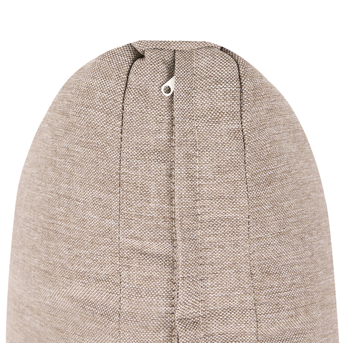 Beliani - PARORI - Tuinbank 3-zits - Beige - Linkszijdig - Olefine