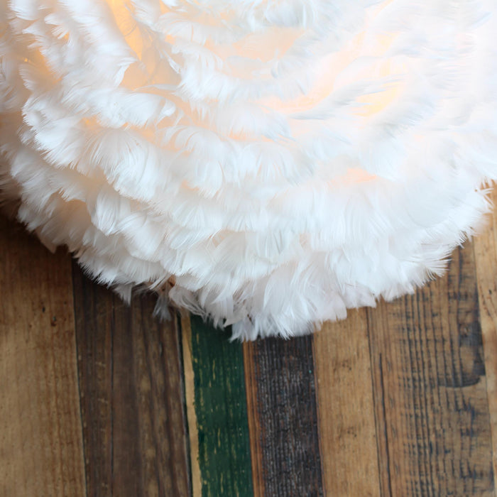 Umage Eos hanglamp medium Ø45 wit snoer, lichtblauw