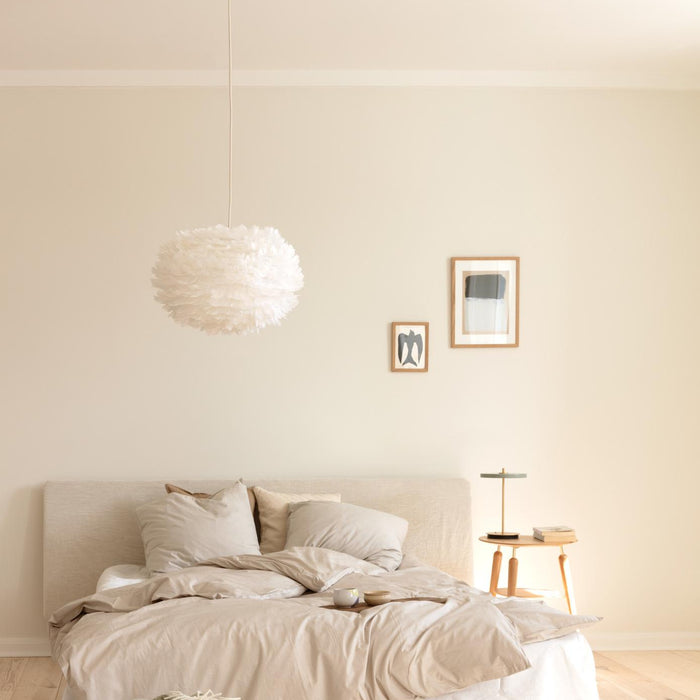 Umage Eos hanglamp medium Ø45 wit snoer, lichtblauw