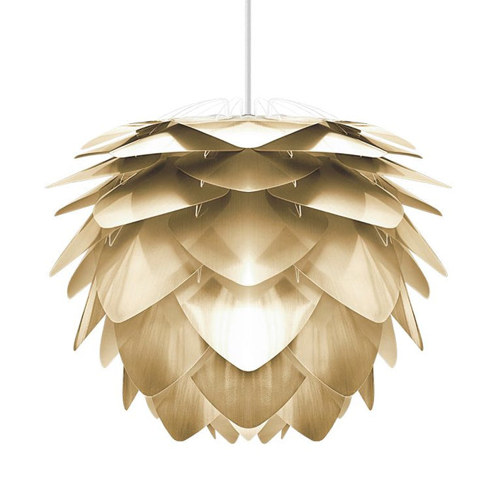 Umage Silvia Medium hanglamp Ø50 wit snoer, messing