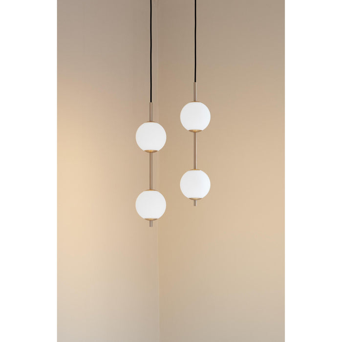 Umage Audrey 2 hanglamp LED messing|opaal