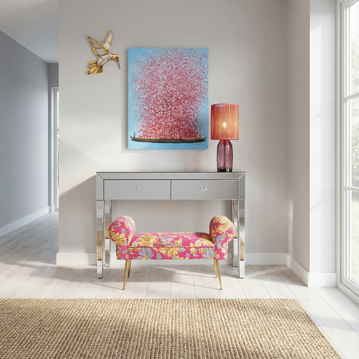 Wanddecoratie spiegel kolibrie 60cm Kare Design