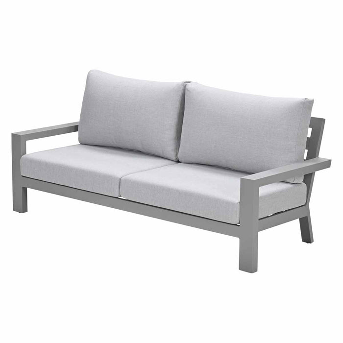 Geneva aluminium lounge sofa - taupe - valley sand