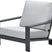 Lincoln verstelbare lounge stoel - carbon black - valley sand