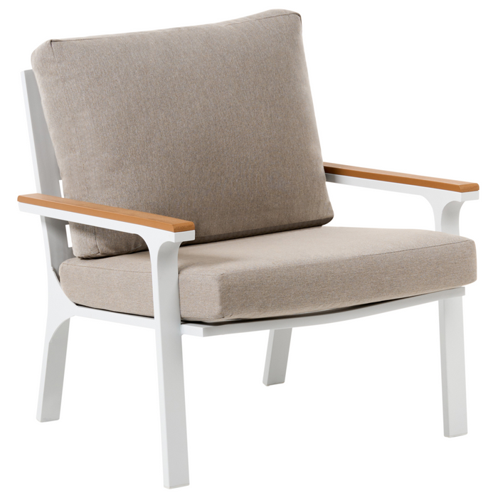 Beliani - ORERO - Loungeset 4-zits - Taupe - Aluminium