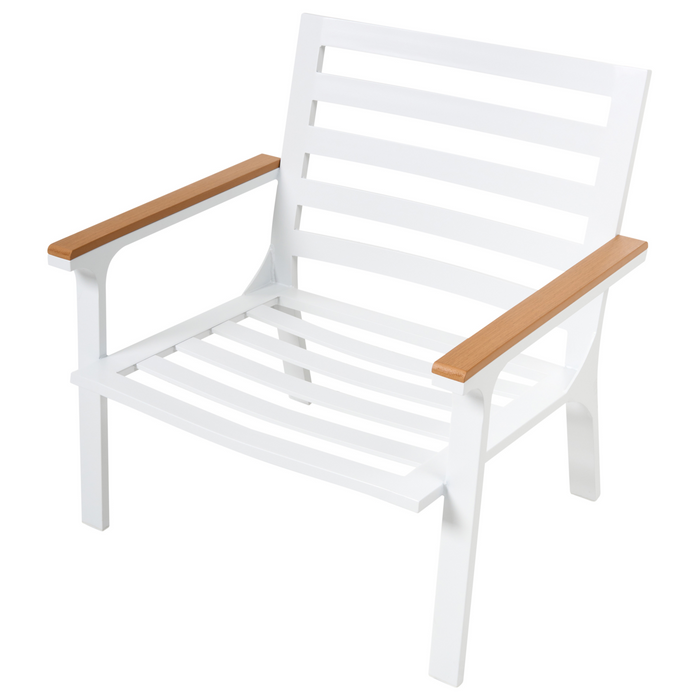 Beliani - ORERO - Loungeset 4-zits - Taupe - Aluminium