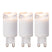 Lucide G9 Led lamp - Wit (set van 3)