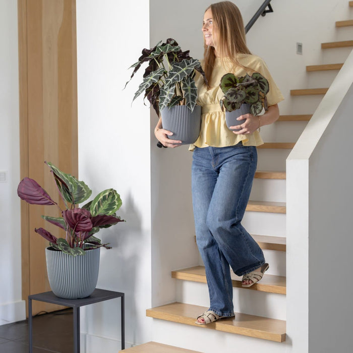 Capi Europe - Pot bol Groove 'made with'  - 28x27 - Textiel grijs