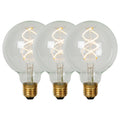 Lucide G95 Filament lamp - Transparant (set van 3)