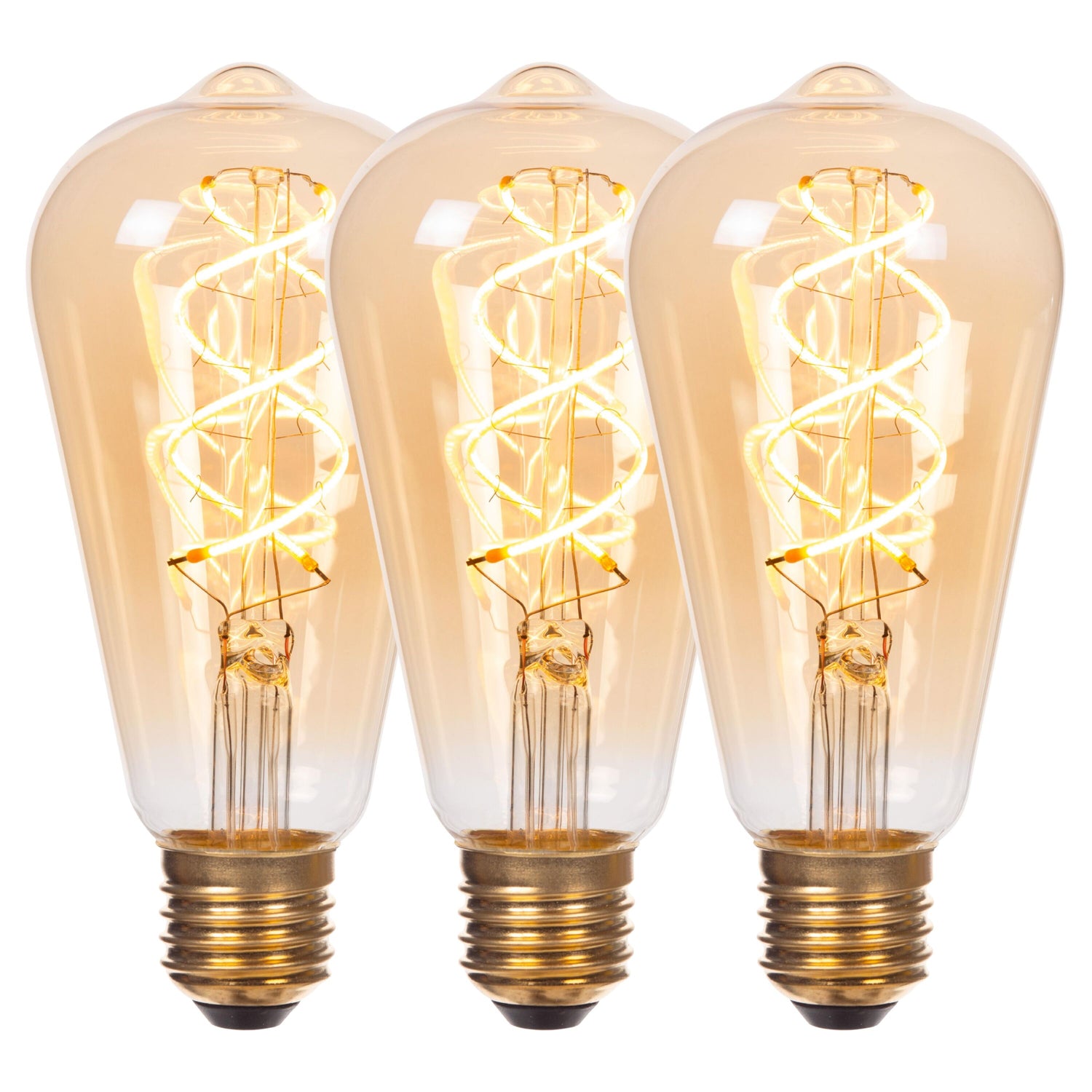 Lucide ST64 Filament lamp - Amber (set van 3)