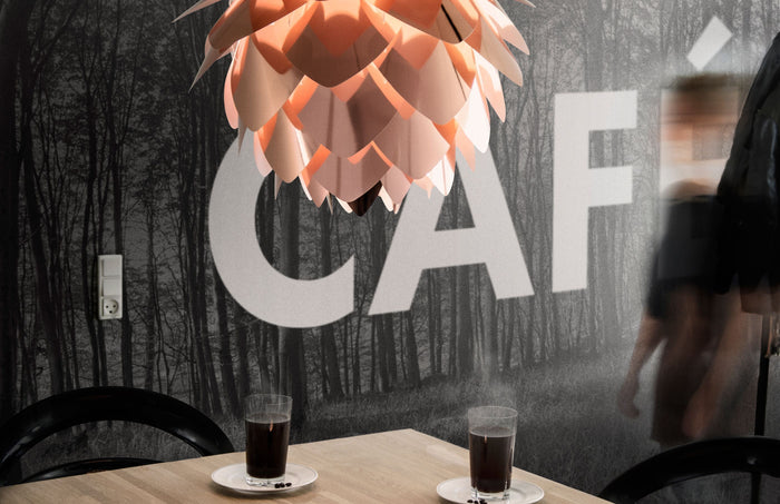 Umage Silvia Mini hanglamp Ø32 wit snoer, zwart