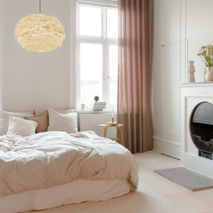 Umage Eos hanglamp large Ø65 zwart snoer, lichtblauw
