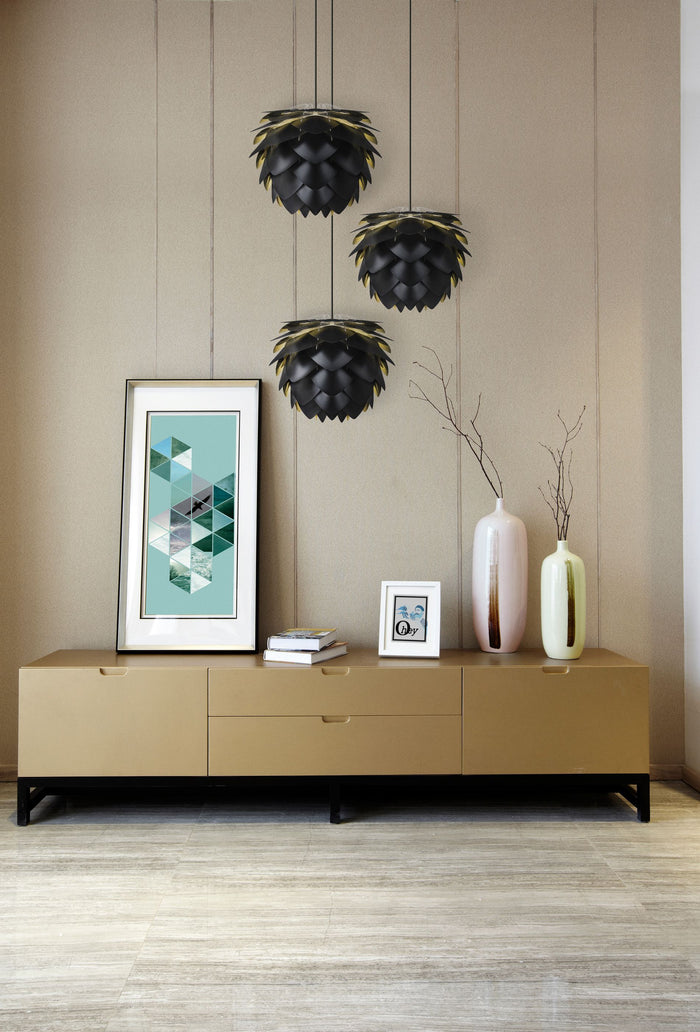 Umage Silvia Mini hanglamp Ø32 wit snoer, zwart