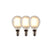 Lucide P45 Filament lamp - mat (set van 3)
