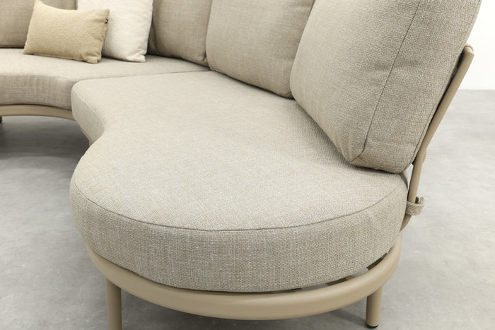 VDG Saranda organische loungebank - Latte