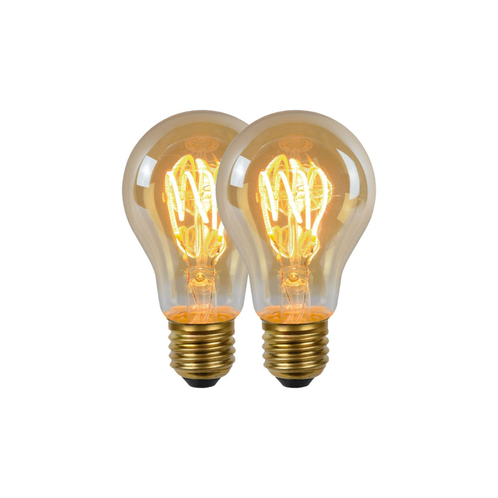 Lucide A60 Filament lamp - Amber (set van 2)