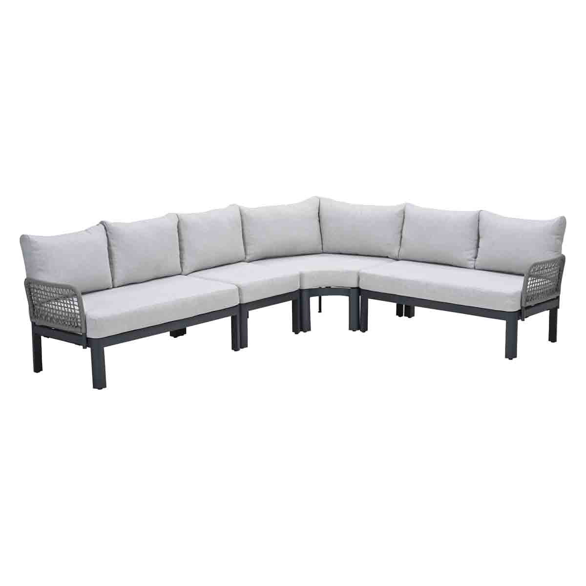 Corsano rope loungeset - taupe - valley sand