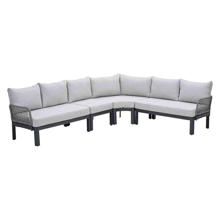 Corsano rope loungeset - taupe - valley sand