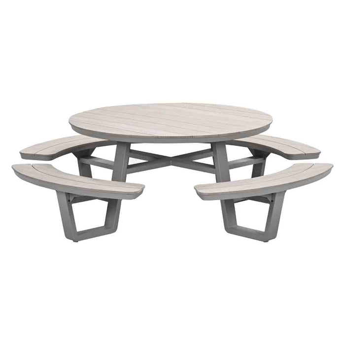 Bell aluminium picknick set rond - Ø148 cm - taupe