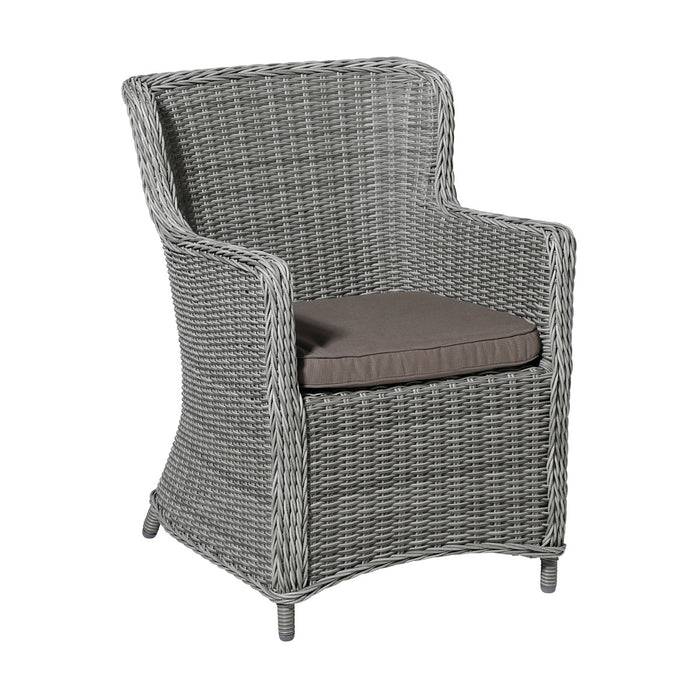 Madison -  Zitkussen Wicker Rib liver - Ca. 48x48 cm - Set van 4