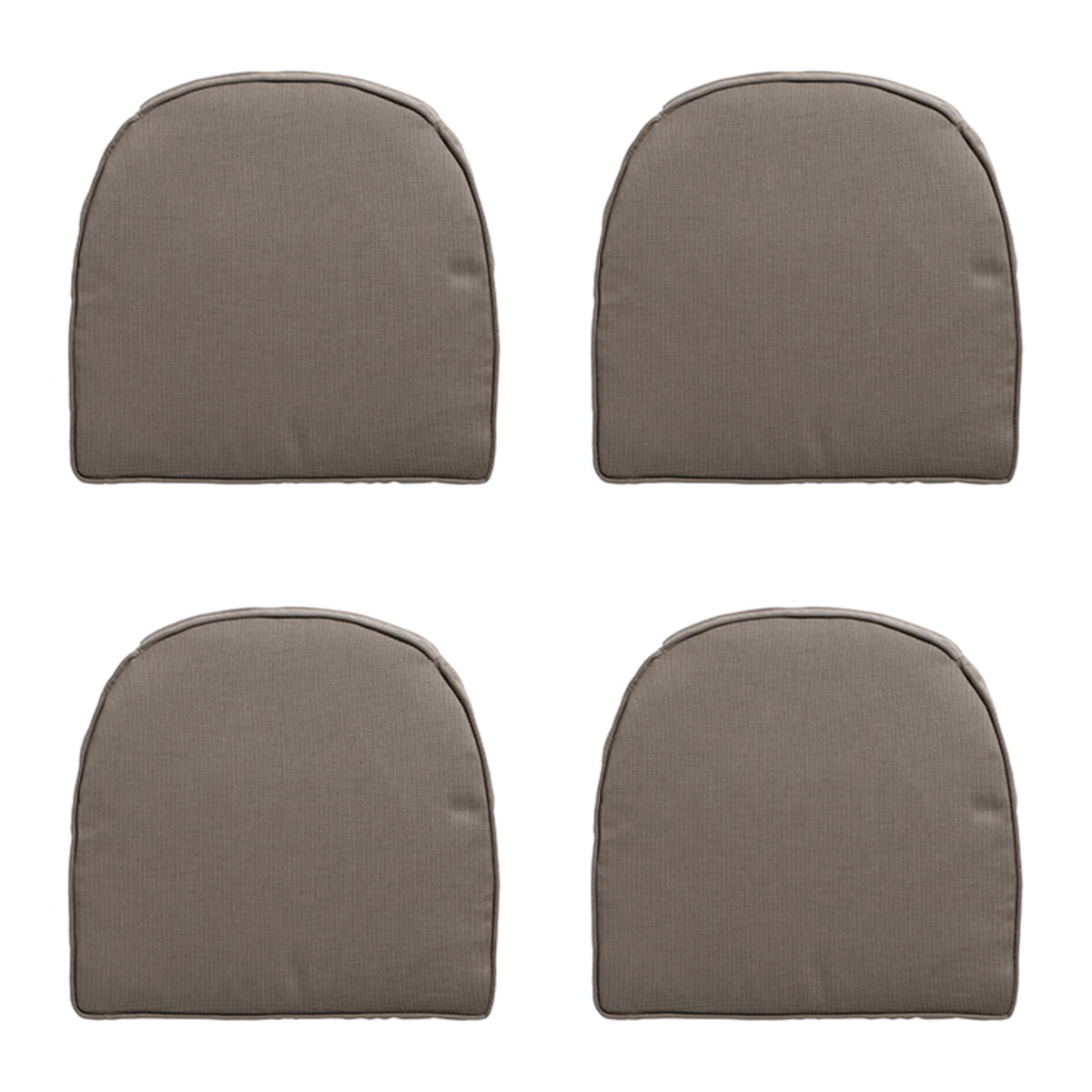 Madison -  Zitkussen Wicker York Rib liver - Ca. 48x48 cm - Set van 4