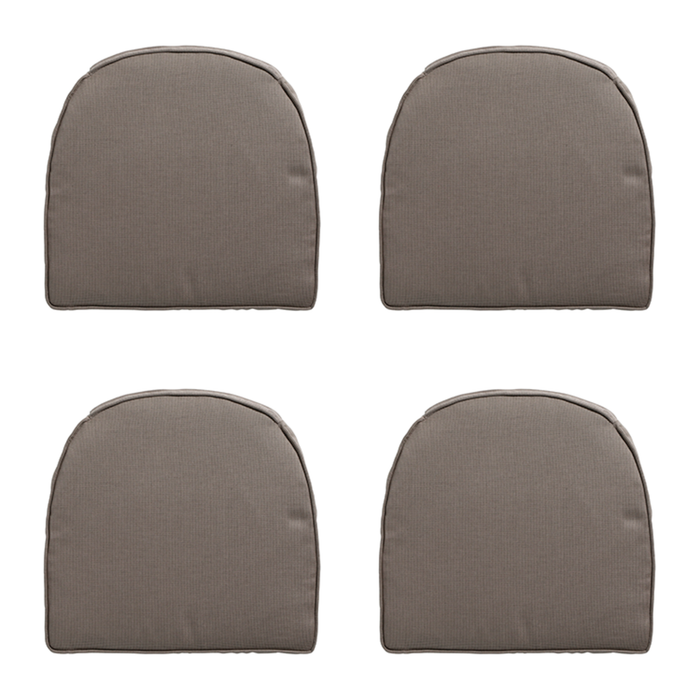 Madison -  Zitkussen Wicker York Rib liver - Ca. 48x48 cm - Set van 4