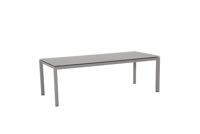 Domingo dining tuintafel - 230x100cm - taupe aluminium