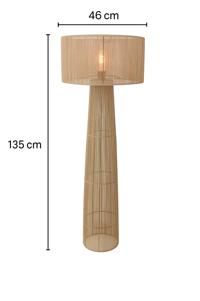 Urban Interiors Vloerlamp Diro 135cm Jute