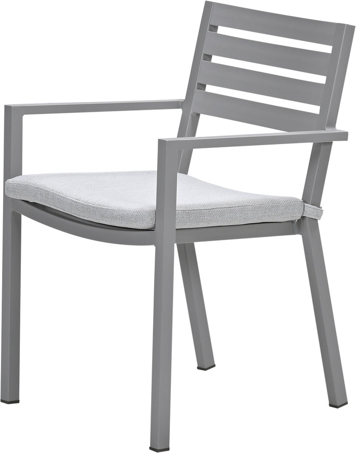 Oklahoma aluminium dining tuinstoel - taupe - valley sand