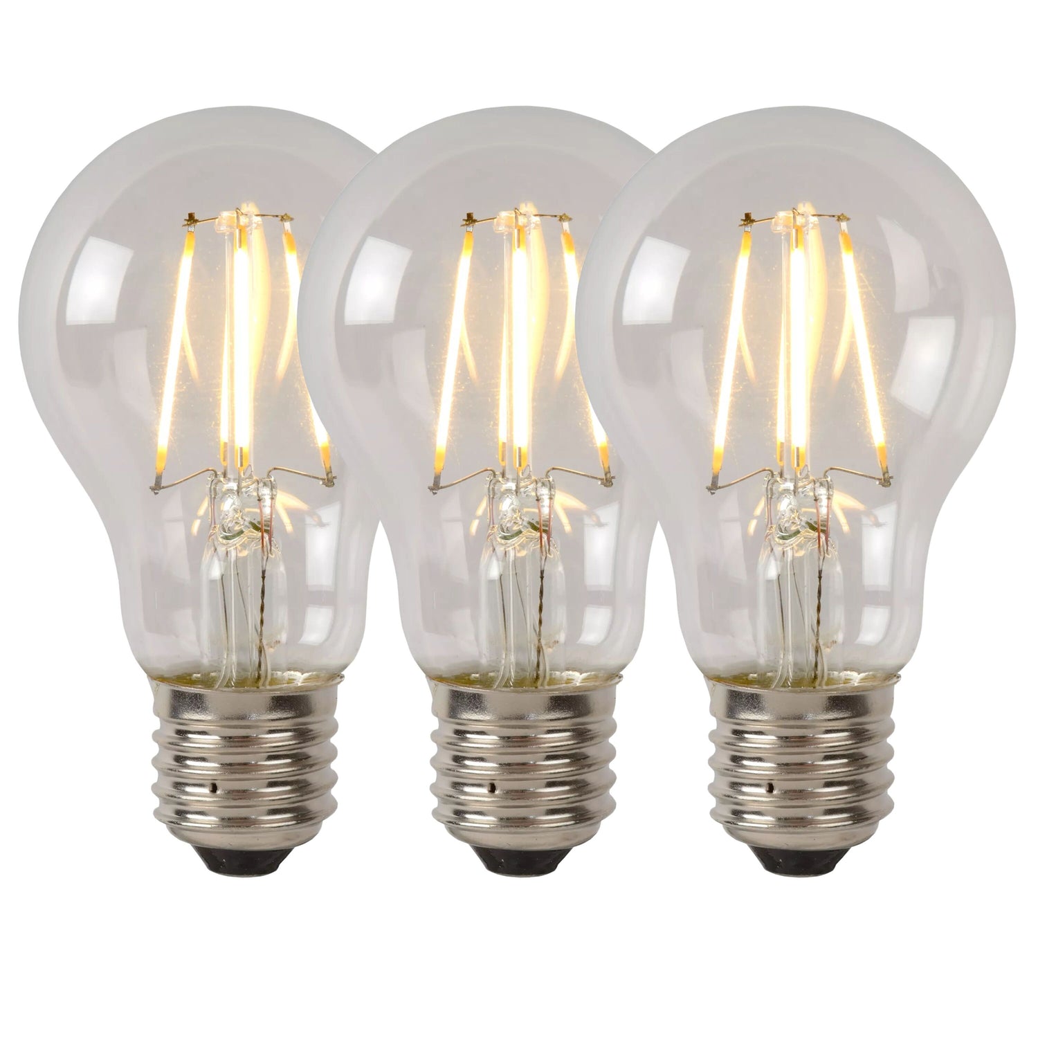 Lucide A60 Class B Filament lamp - Transparant (set van 3)