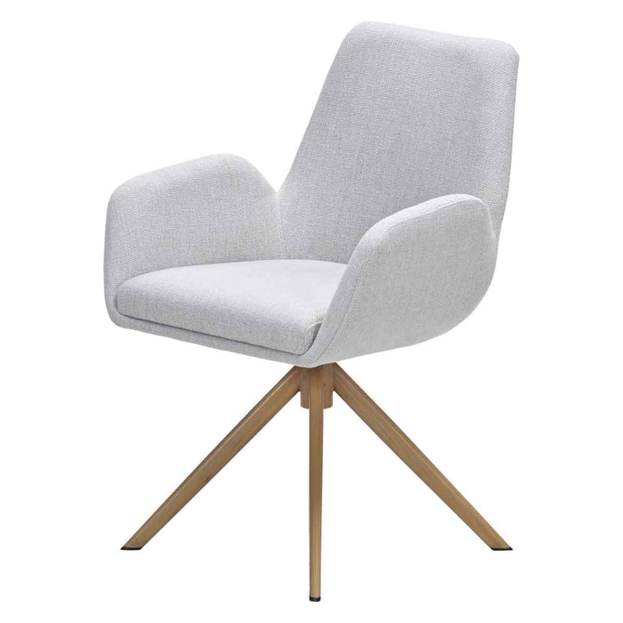 Acate draaibare tuinstoel - light teak look frame–all weather