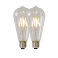 Lucide ST64 Class B Filament lamp - Transparant (set van 2)