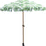 Aloha – stokparasol Ø200 cm – light teak look – palm green
