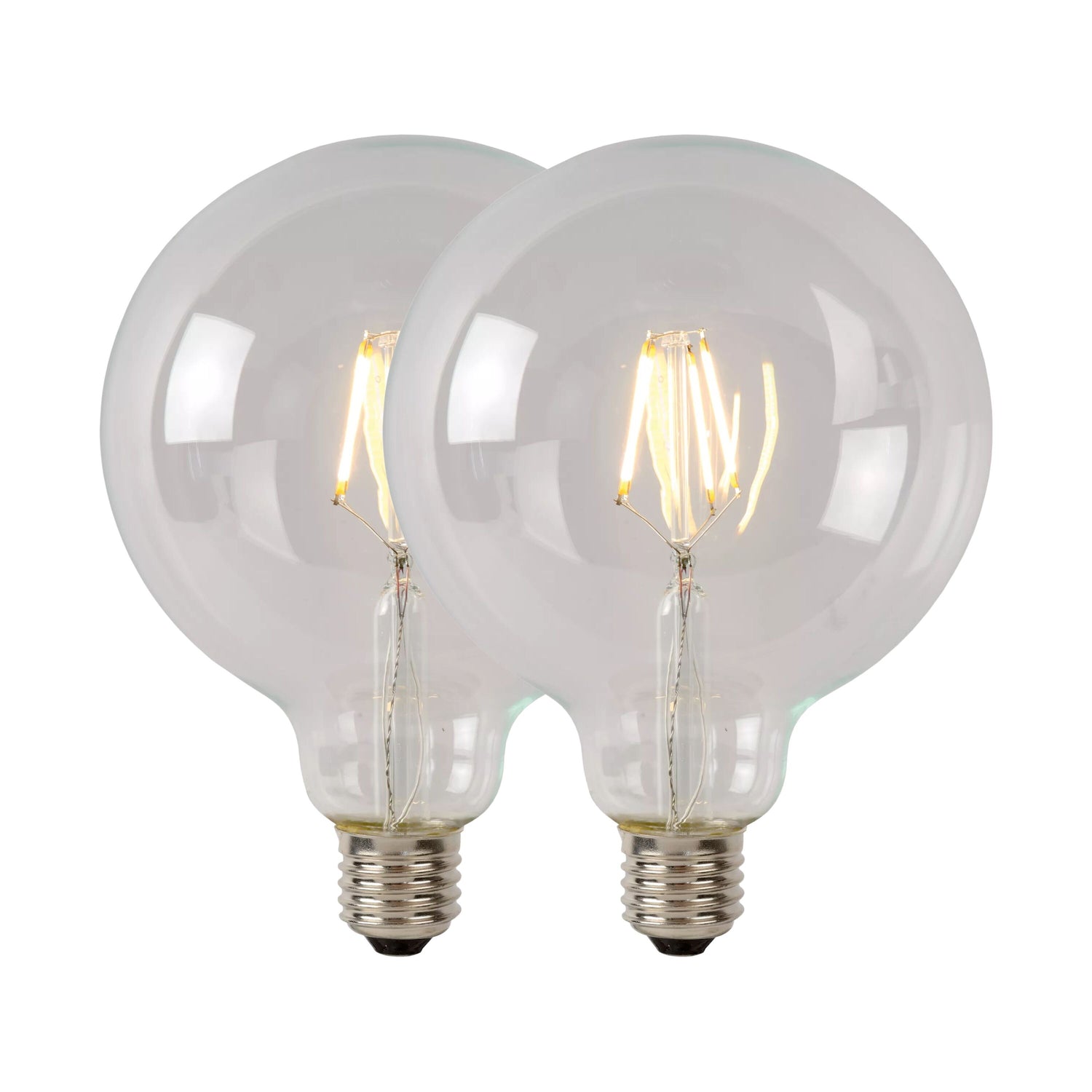 Lucide G95 Class B Filament lamp - Transparant (set van 2)