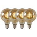 Lucide G95 Filament lamp - Amber (set van 4)