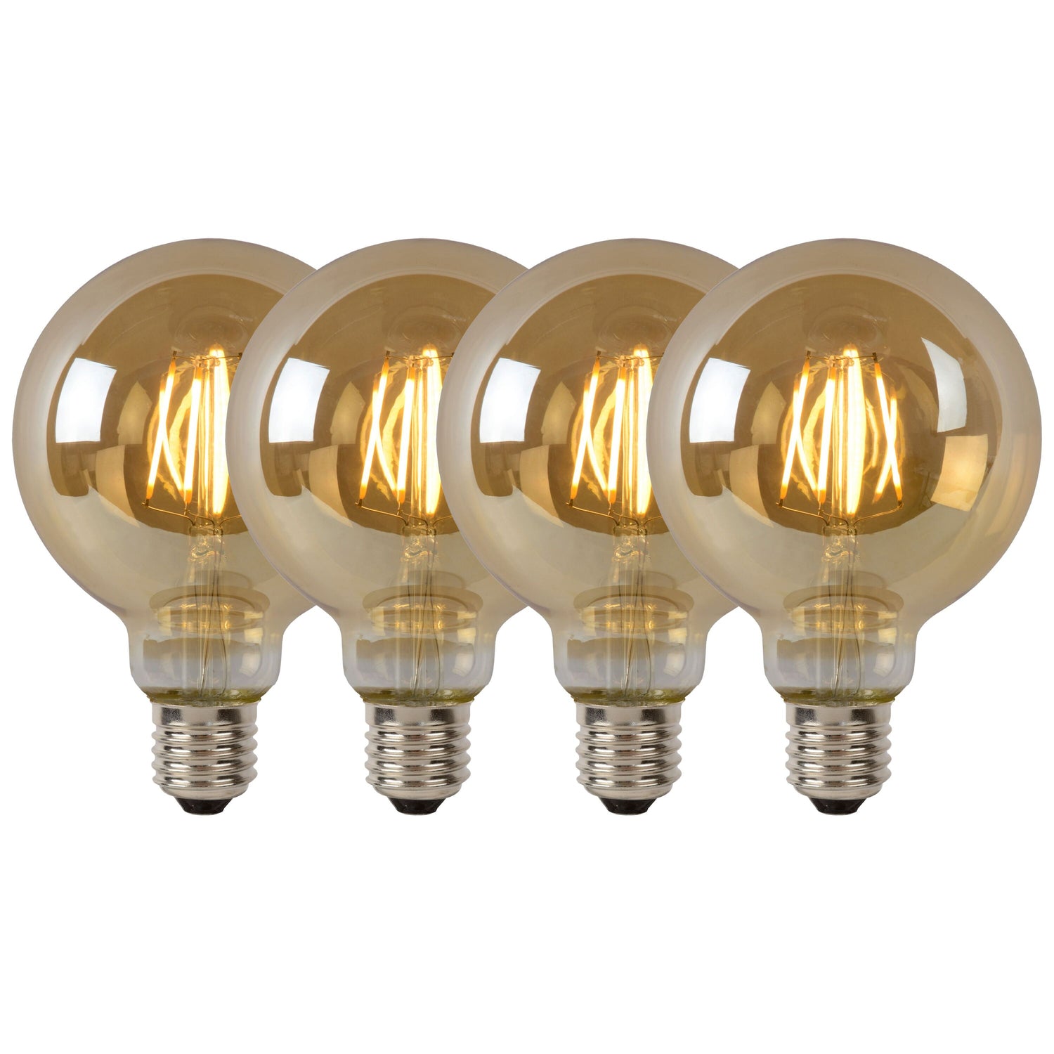 Lucide G95 Filament lamp - Amber (set van 4)