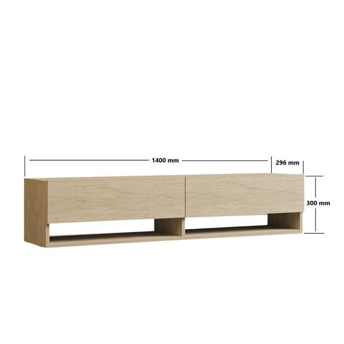 Calicosy - Hangend tv-meubel ARGES - H31 cm