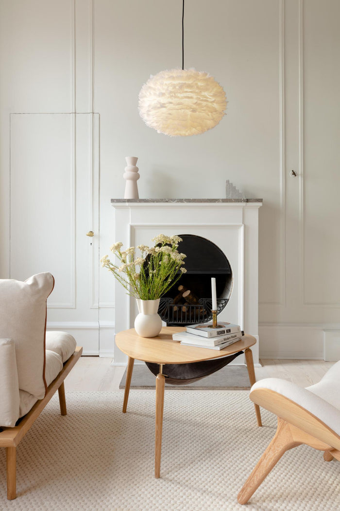 Umage Eos hanglamp medium Ø45 zwart snoer, lichtbruin