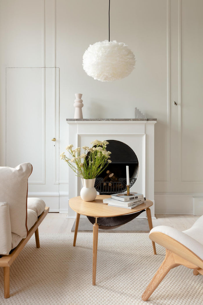 Umage Eos hanglamp medium Ø45 zwart snoer, lichtbruin