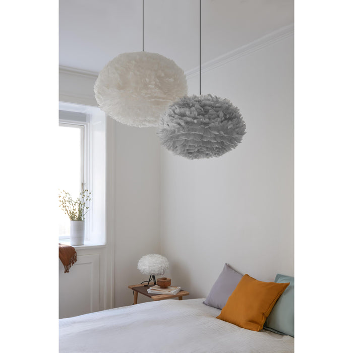 Umage Eos hanglamp medium Ø45 zwart snoer, lichtbruin
