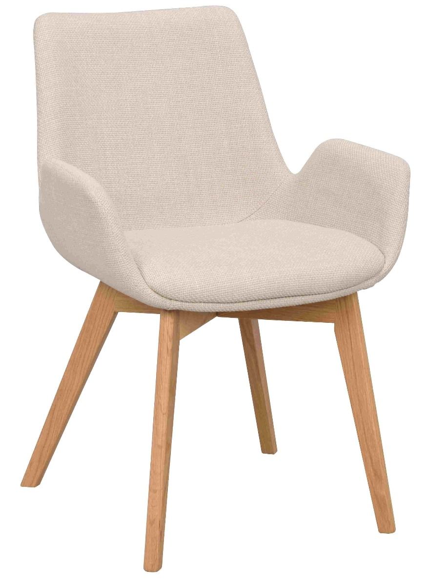 Rowico Home Drimsdale Stoel - Set Van 2 -  Beige Stof|Lichtbruin