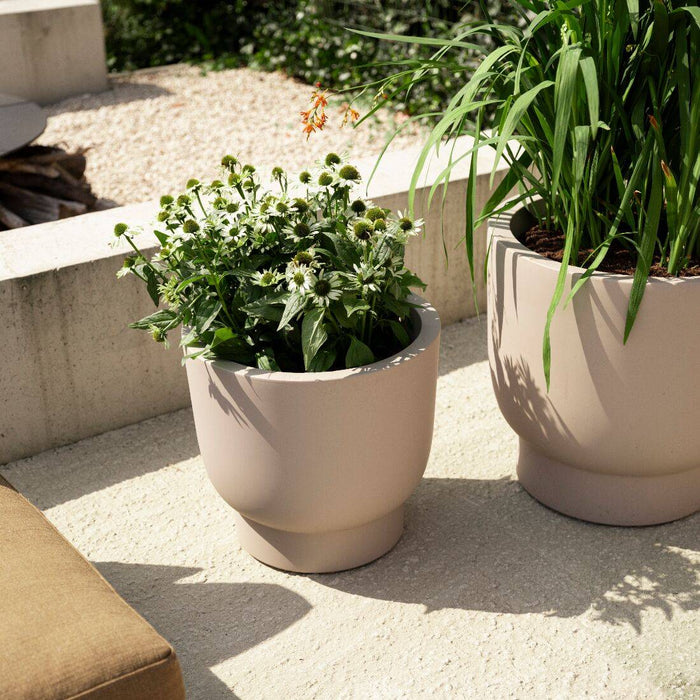 Elho Amber Grail 47 - Balanced beige - Ø 47 x H 45 cm - Binnen en Buiten - 100% gerecycled