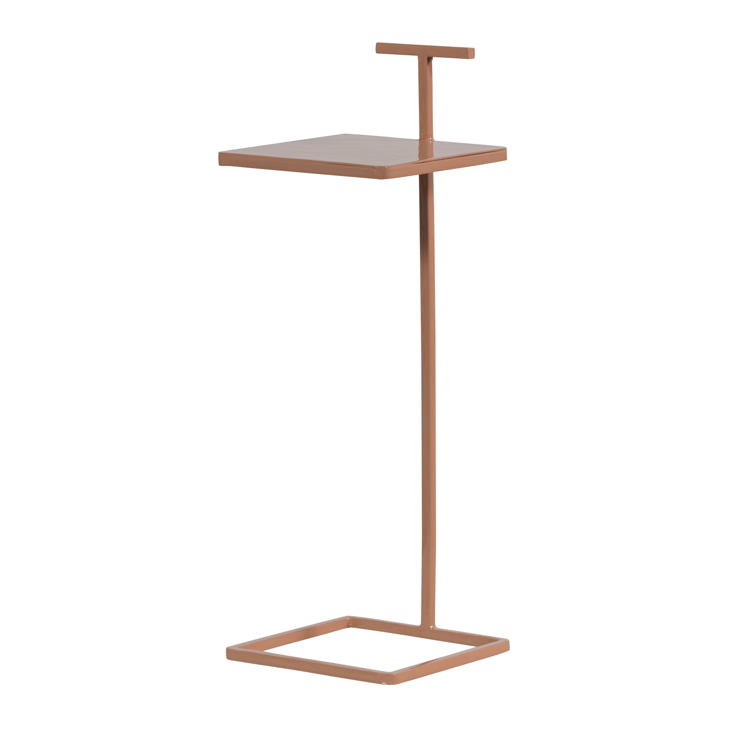 WOOOD Toste Bijzettafel - Metaal - Oud Roze - 64x22x22