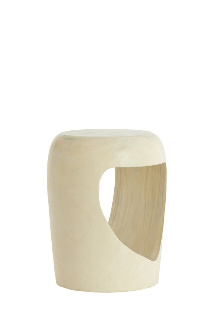 Light & Living - Bijzettafel MORRITO - Ø35x45 cm - Bruin