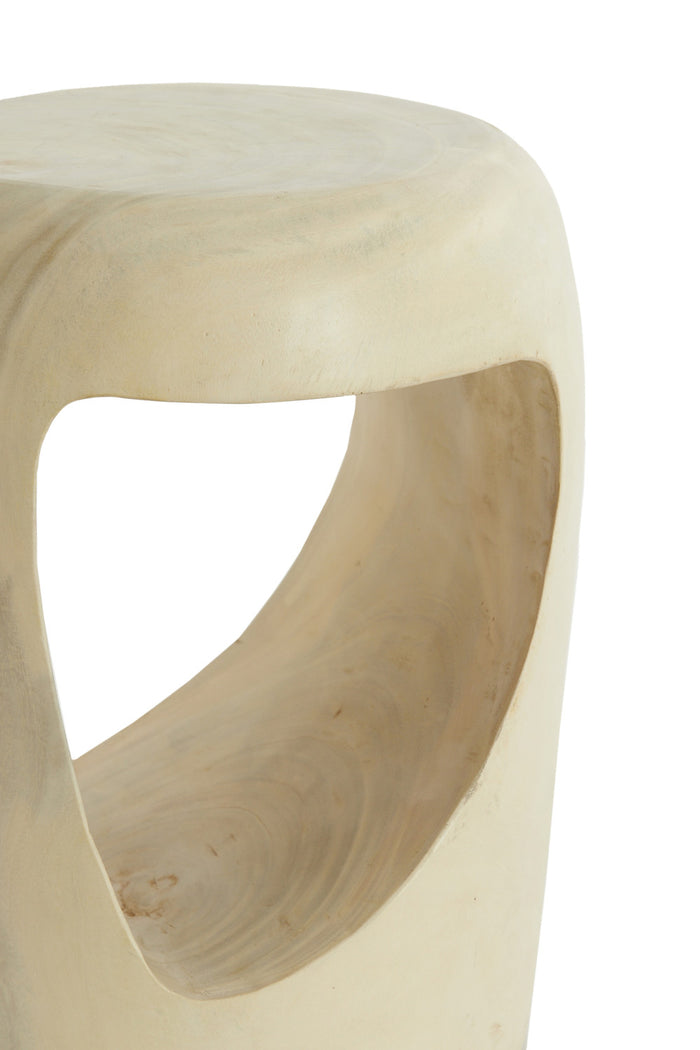 Light & Living - Bijzettafel MORRITO - Ø35x45 cm - Bruin