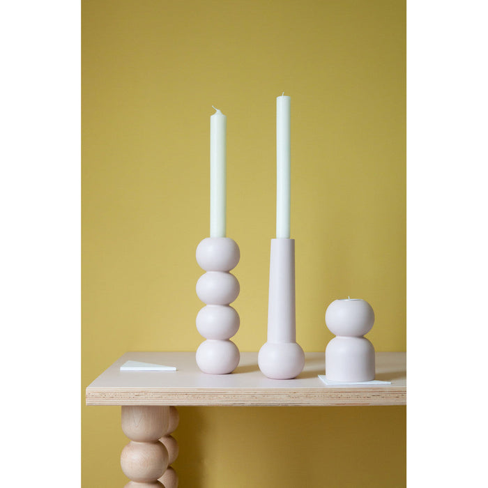 LEMON LILY Candleholder cone low - Rose